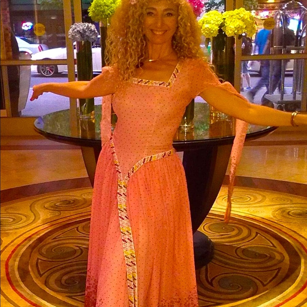 Hand made Guinevere Inspired Evening , Mascaraed party , Unique Dress